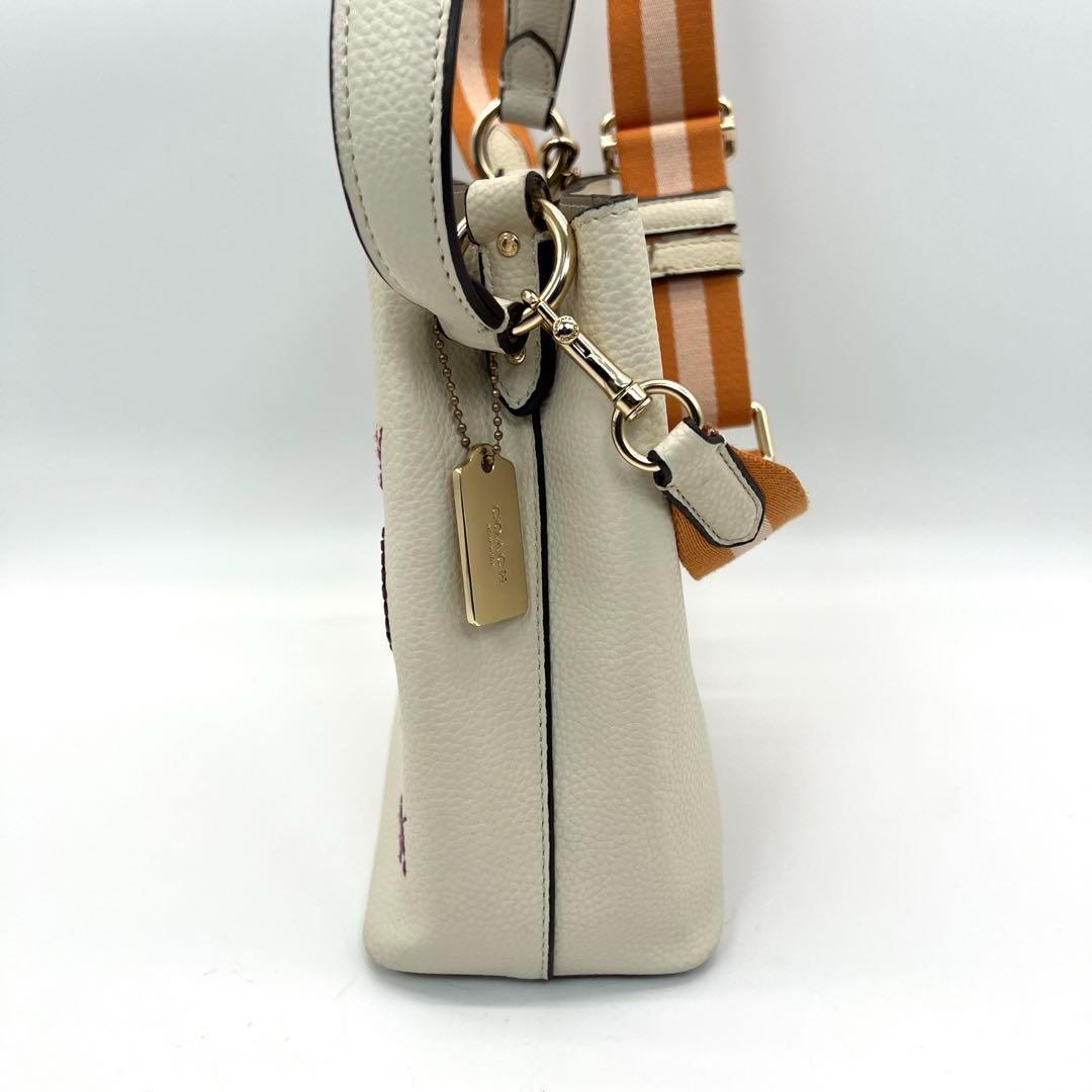 超美品 コーチ スモールタウン バケットバッグ ハンドバッグ ショルダーバッグ