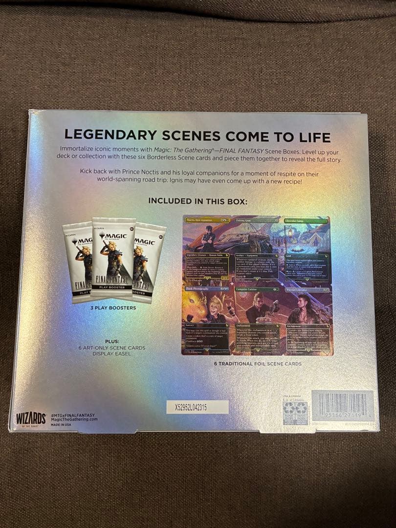 新品未開封 MTG FF シーンボックス FF15 キャンプの仲間たち 英語版