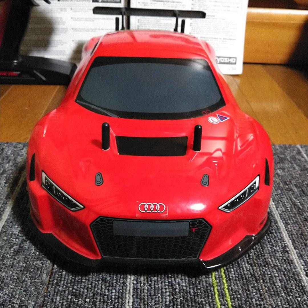 Kyosho Audi R8 レッド ラジコンカー　エンジンカー　fw-06