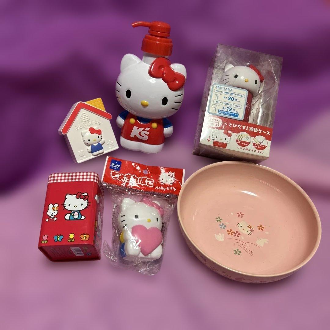 レトロ‪☆ハローキティ かわいいぬいぐるみ小物雑貨などまとめ売り‪☆レア