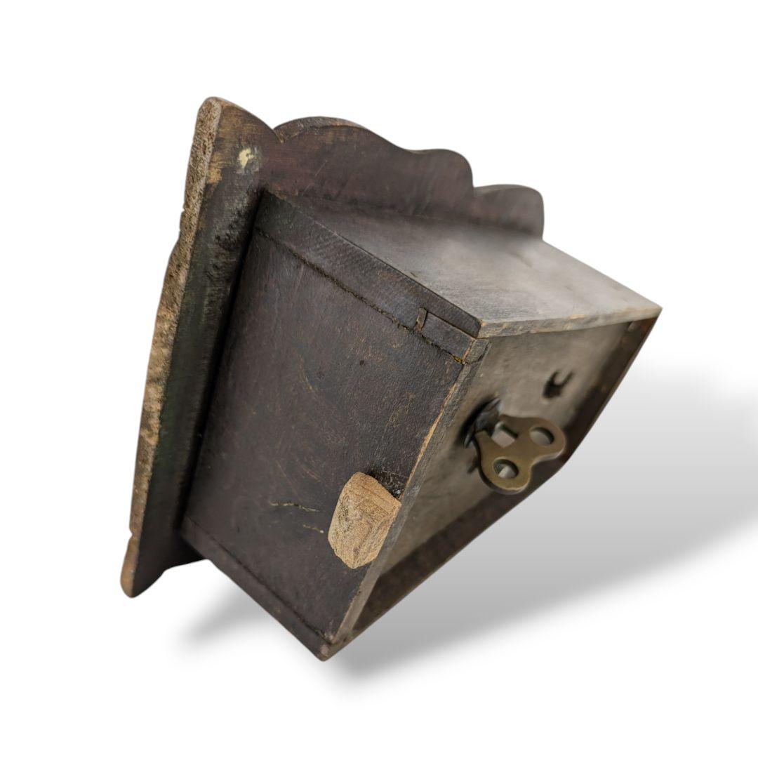 ドイツ製 おじさん 木彫 目玉時計 からくり時計 古時計 アンティーク 骨董品