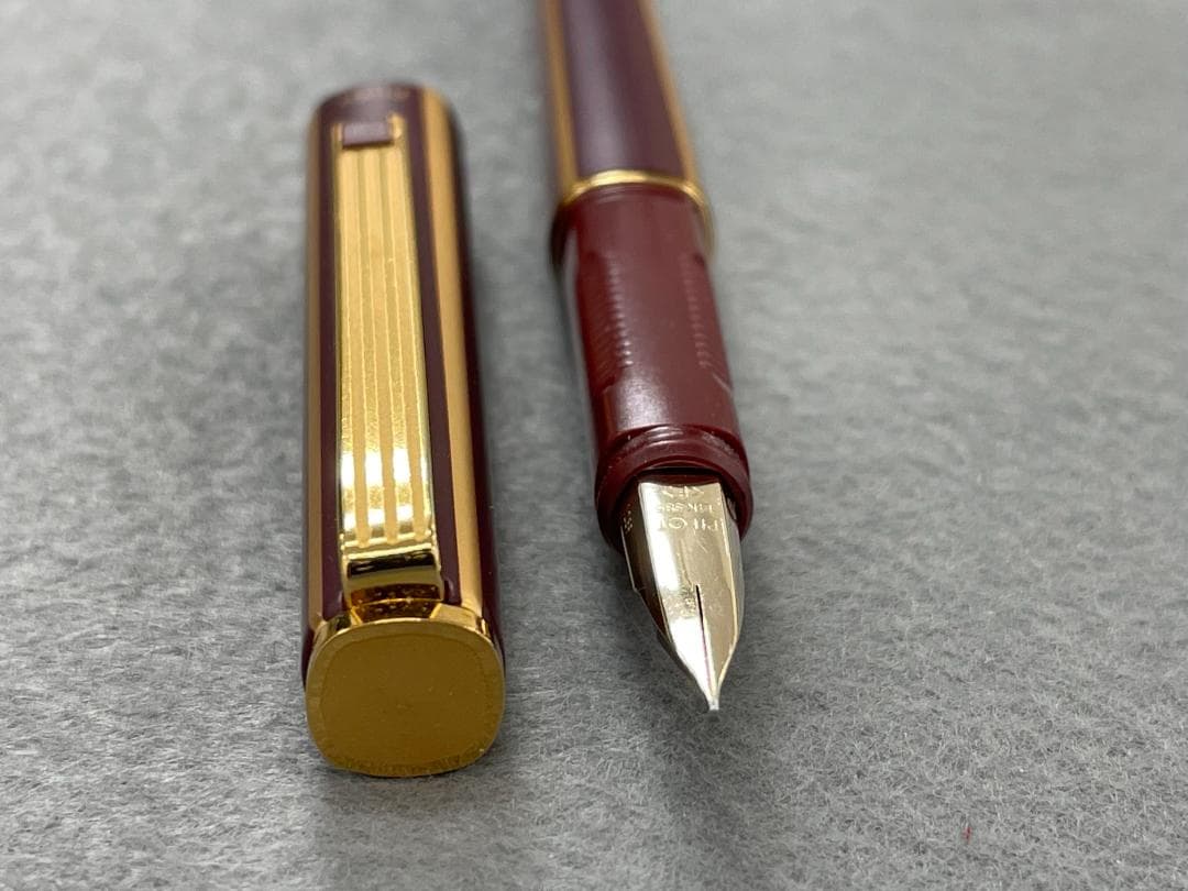 PILOT 万年筆 14K 初期型　クアトロ　ボルドー　89年12月製造