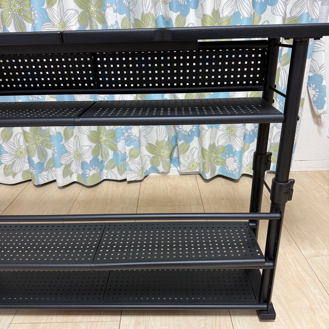 Bauhutte バウヒュッテ　エクステンションデスク　BHC-1200H-BK