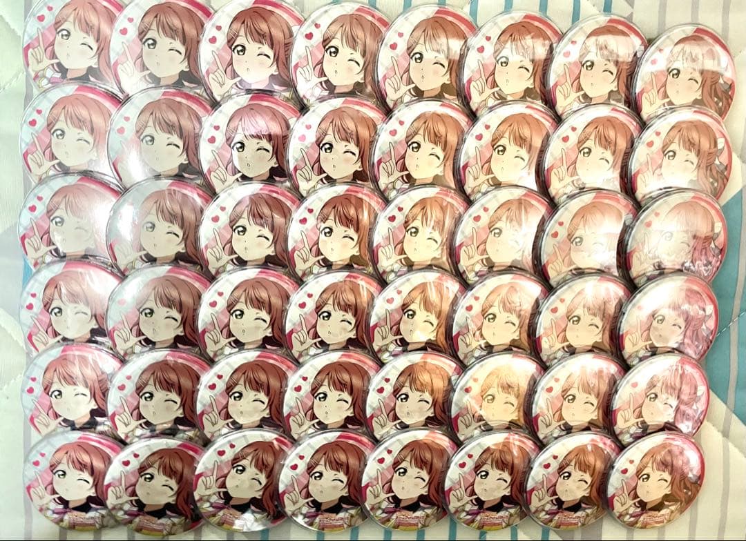 【値下げ可能】虹ヶ咲 上原歩夢 4th Live 缶バッジ 48個