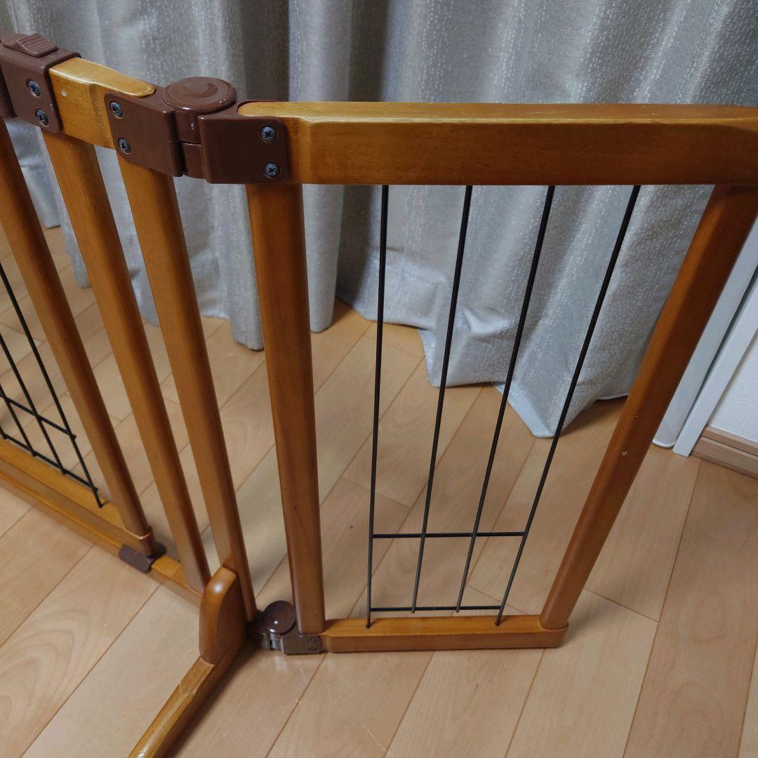 Richell リッチェル ペット用 木製おくだけドア付ゲート S