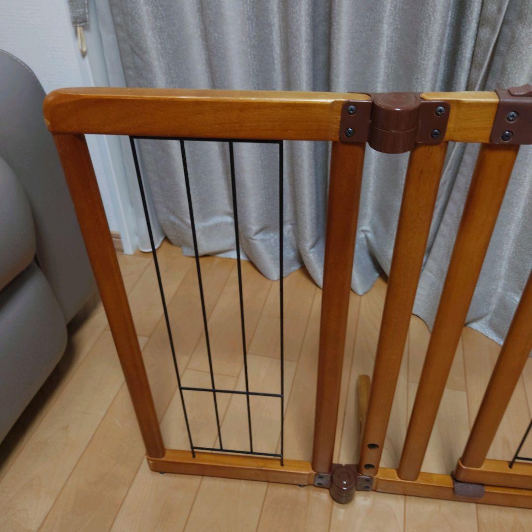 Richell リッチェル ペット用 木製おくだけドア付ゲート S