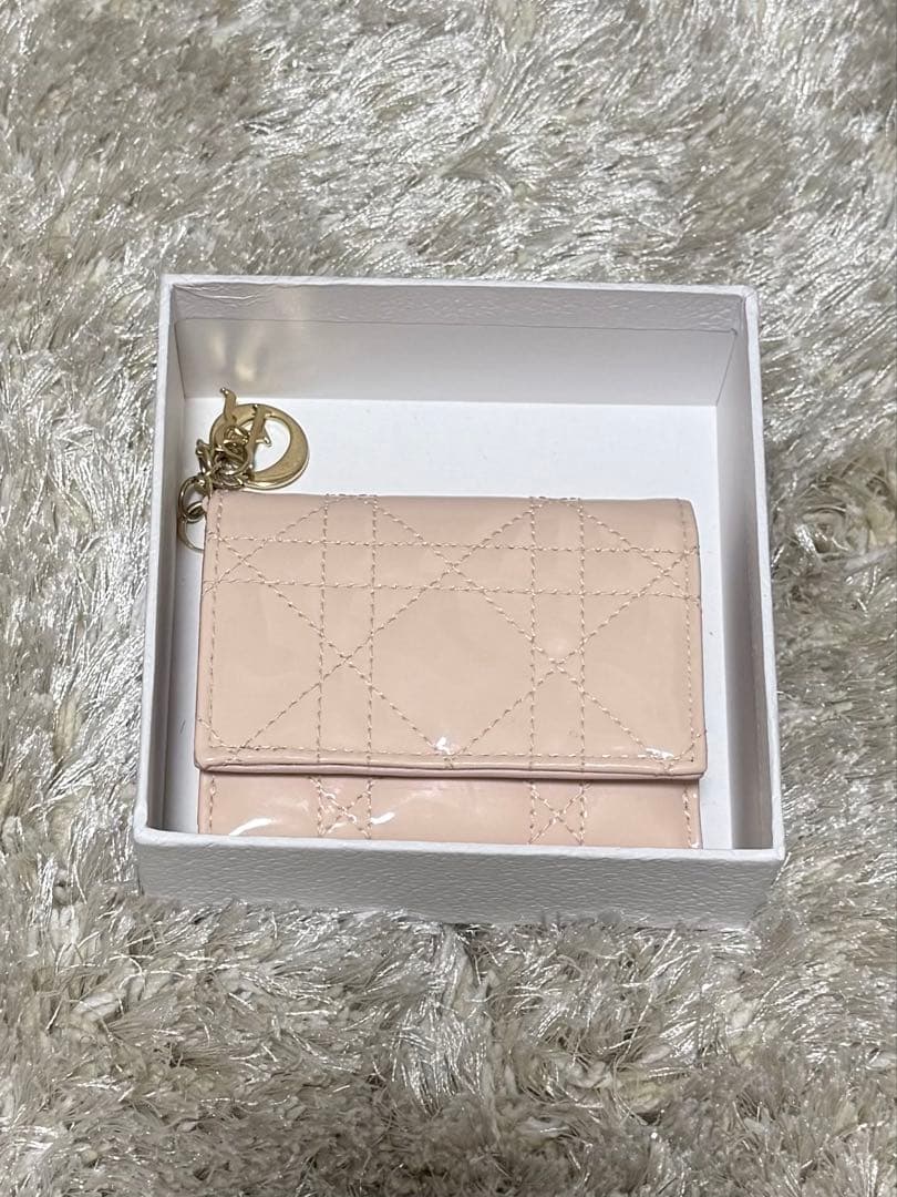 Dior Lady Dior Lotus財布 ピンク