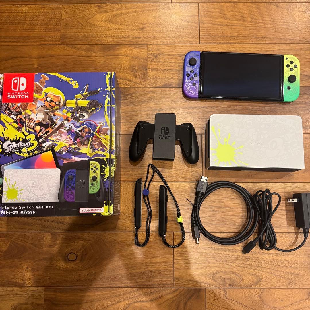 Switch（有機ELモデル）スプラトゥーン3 エディション　おまけ付き