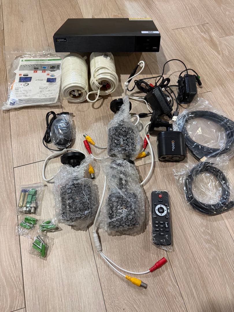 Q-See QT View 防犯カメラシステム 4台セット