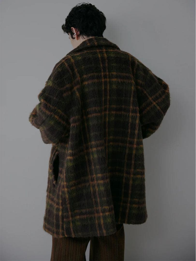 アメリヴィンテージ　ADORABLE SHAGGY CHECK COAT