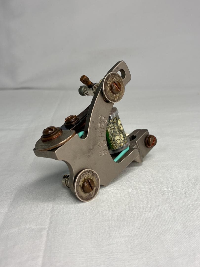 希少▪️タトゥーマシン　SSMFG　シルバー　tattooマシン　コイルマシン