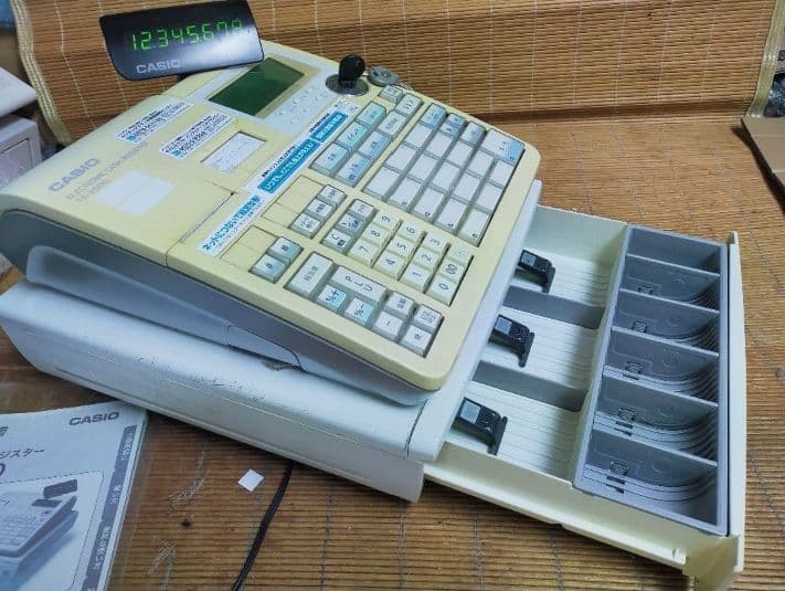 カシオレジスター　TE-2500　フル設定無料　訳あり価格　456780