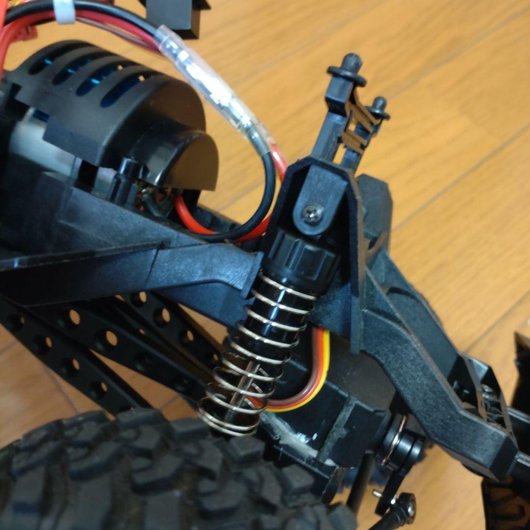 DEERC FJクルーザー　アンプ、サーボ、ダンパー、社外タイヤ4本