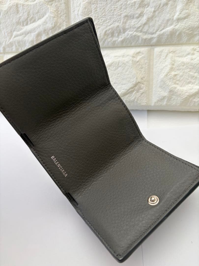 BALENCIAGA 三つ折り財布　グレー