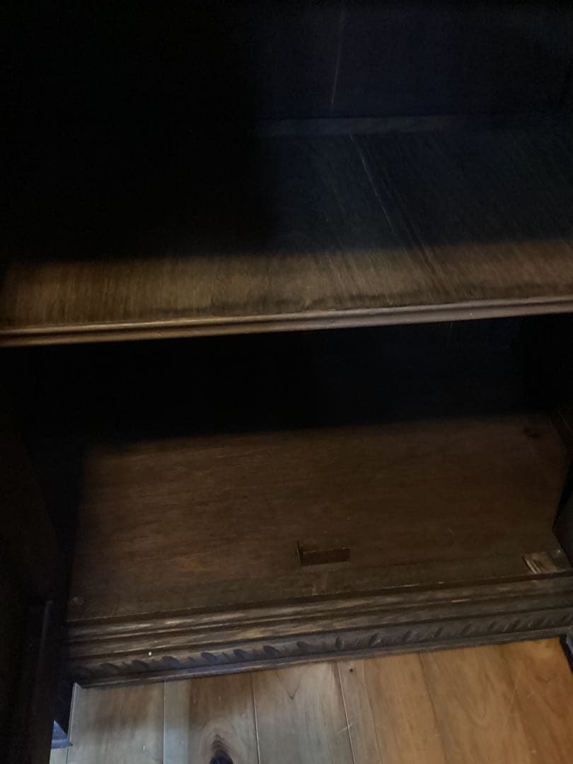 19世紀 アンティークフレンチ　オーク　ルネッサンス　ハントスタイルキャビネット