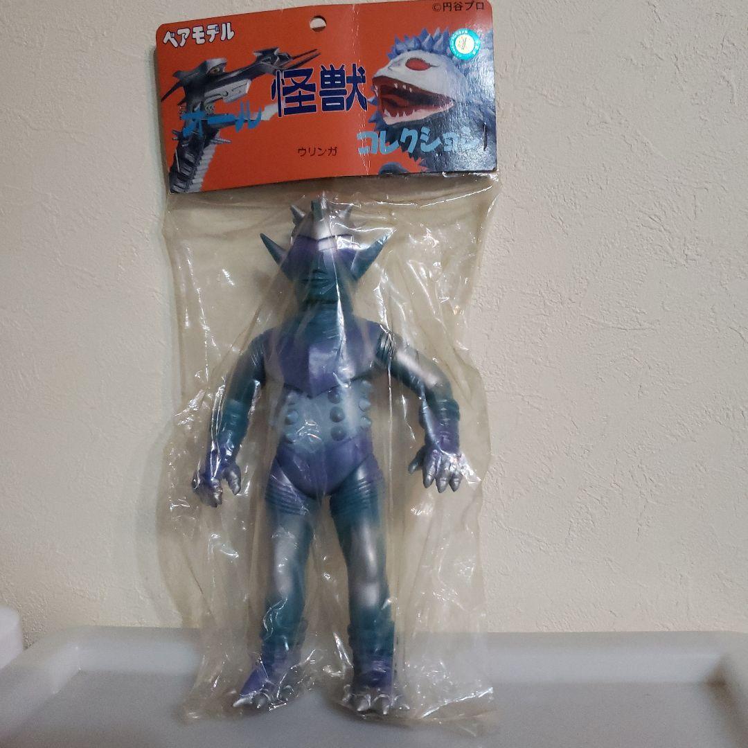 ベアモデル　ソフビ　ウルトラマン　ウリンガ　怪獣フィギュア 青紫色