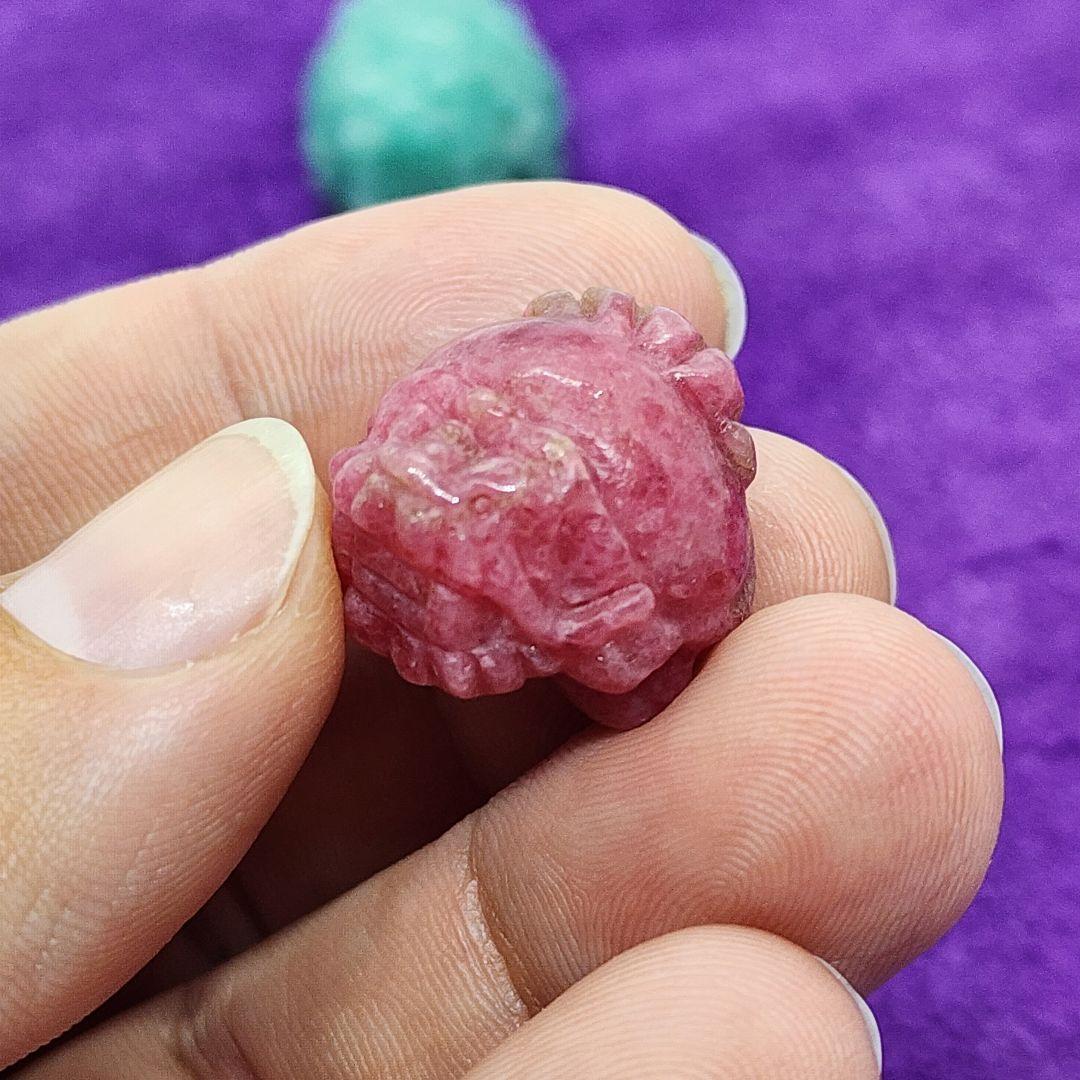 ルビーとアマゾナイト 龍亀ロングイ セットで