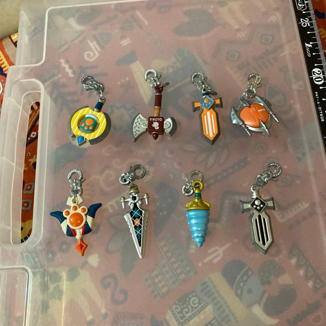 スナックワールド　ジャラ　キーホルダー　8点セット