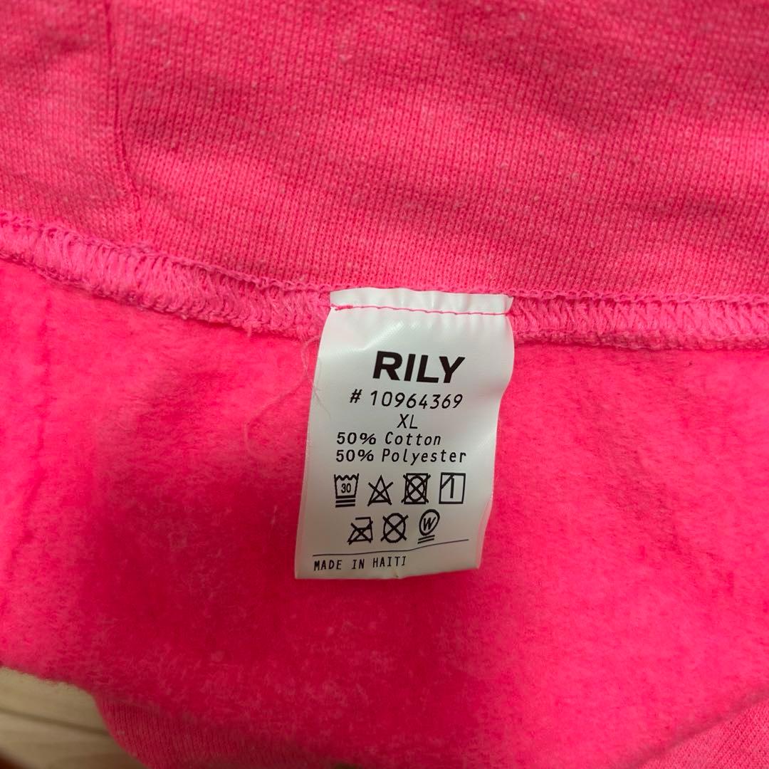 今市隆二 RILY ピンクパーカー XL size