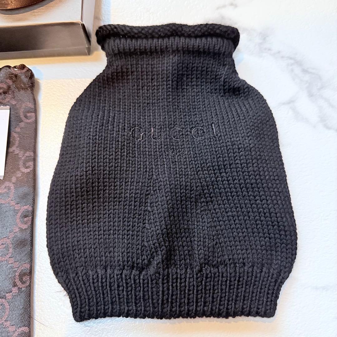 グッチ ドッグ ロゴ刺繍 犬服 小型犬 ドッグウエア セーター　ニット 犬用品