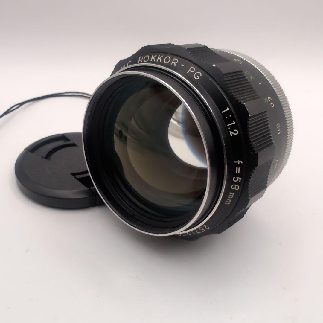 レンズ(単焦点) MINOLTA MC ROKKOR PG 58mm F1.2