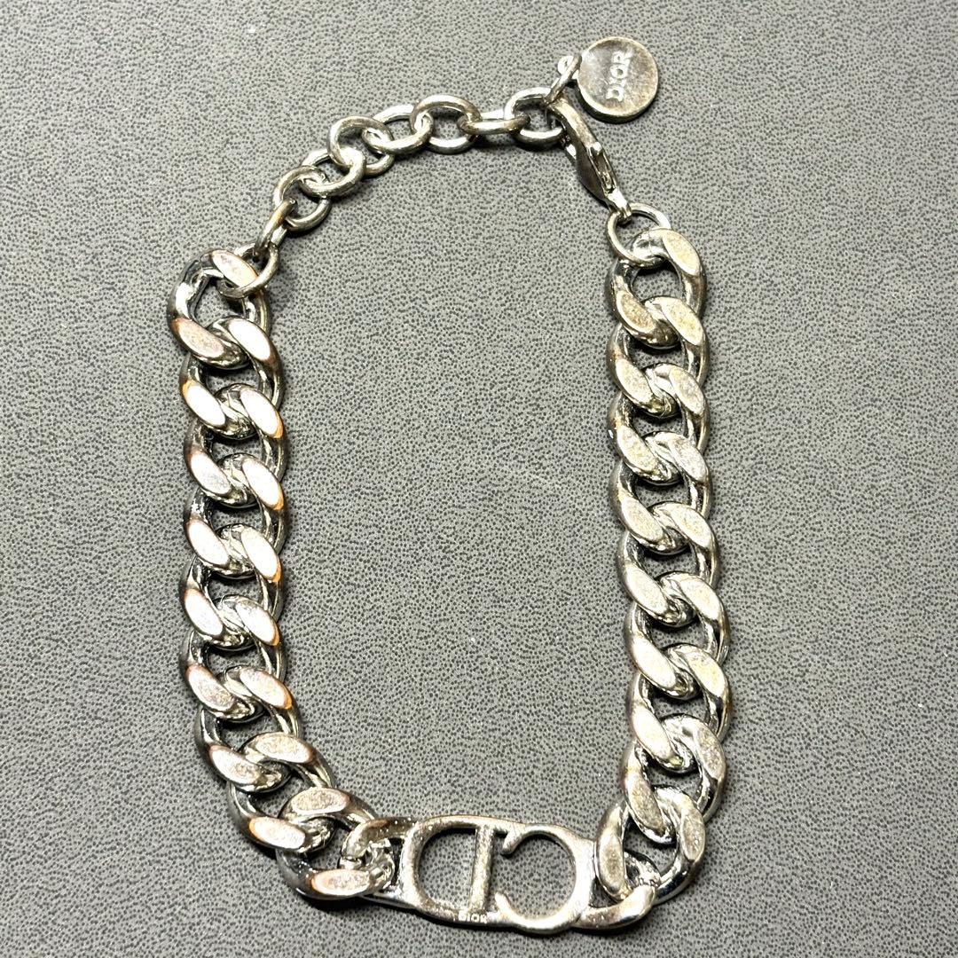 極美品✨ディオール　CD アイコン　チェーンリンク　喜平　ブレスレット
