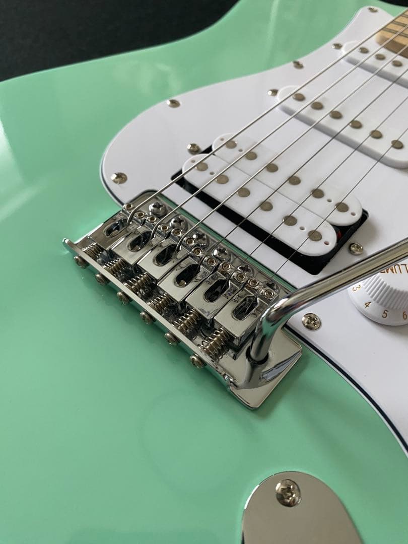 ギター PLAYTECH ST250SSH Maple Sonic Blue