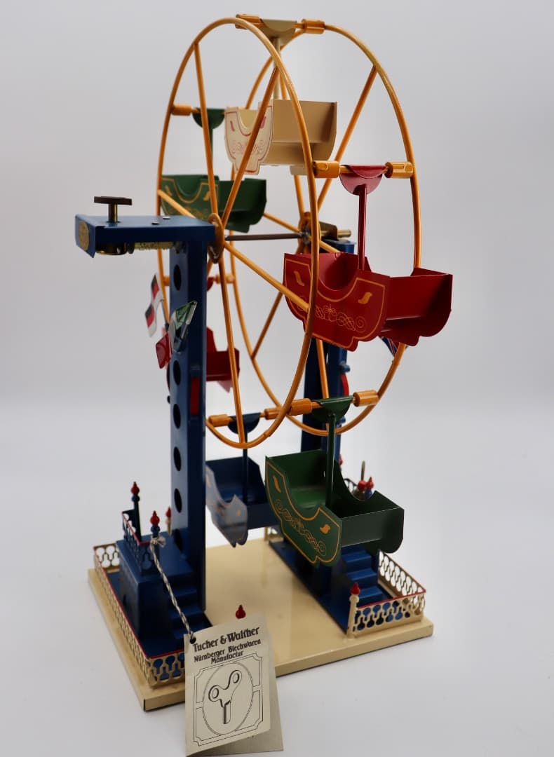 Tucher & Waltherドイツ製 観覧車大人用おもちゃゼンマイ駆動で回転