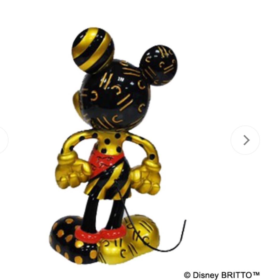 【世界2千個限定】DISNEY×BRITTO ミッキースタチュー 2個セット