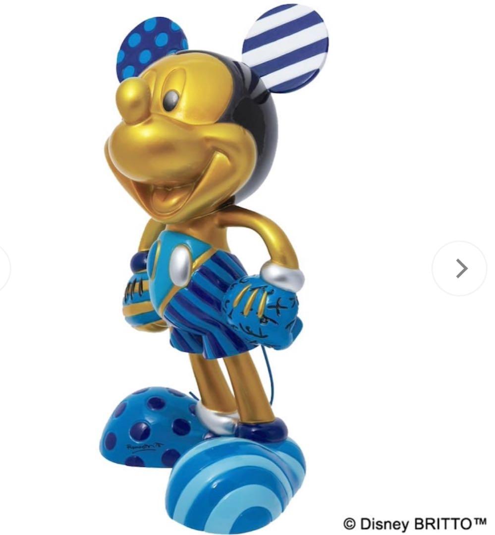 【世界2千個限定】DISNEY×BRITTO ミッキースタチュー 2個セット