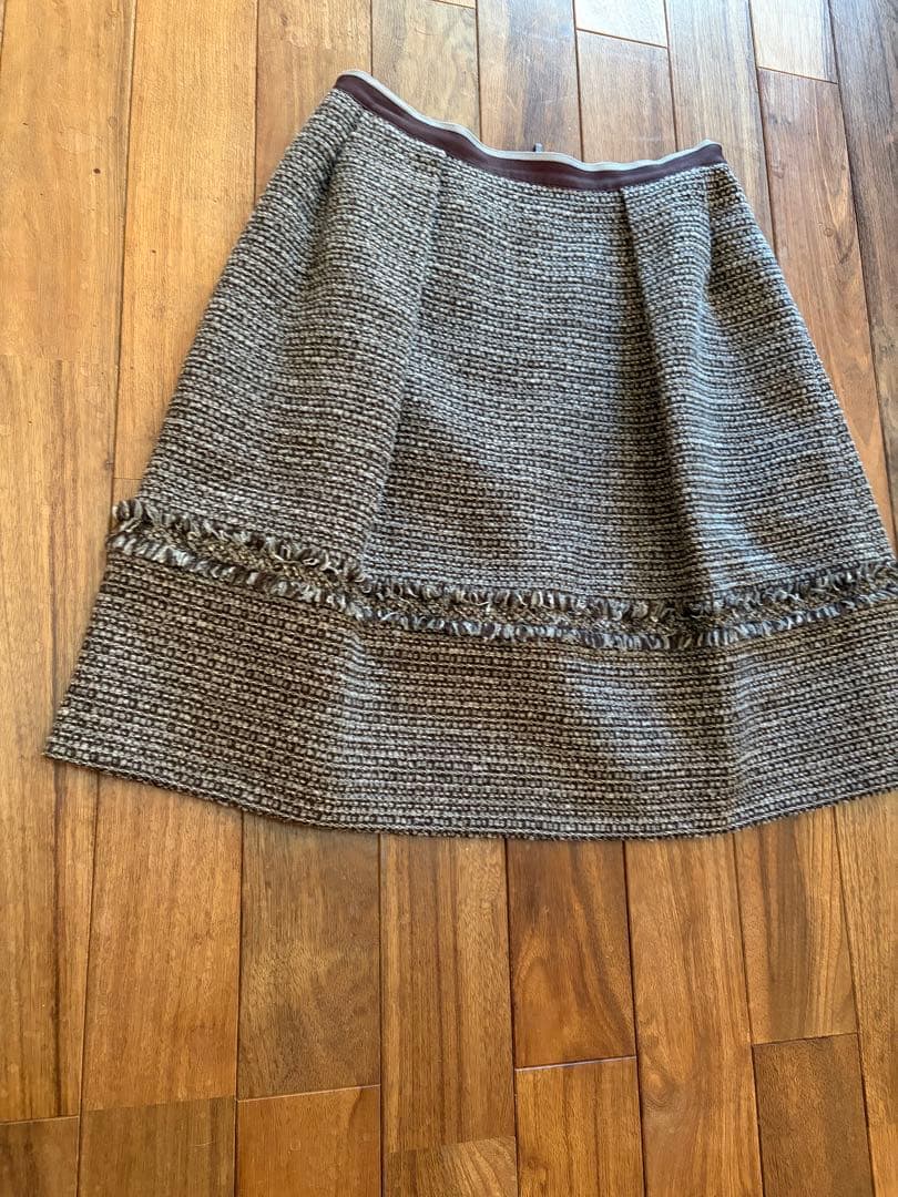FOXEY プランパー　ブラウン　ツイードスカート　82080円　おサイズ40