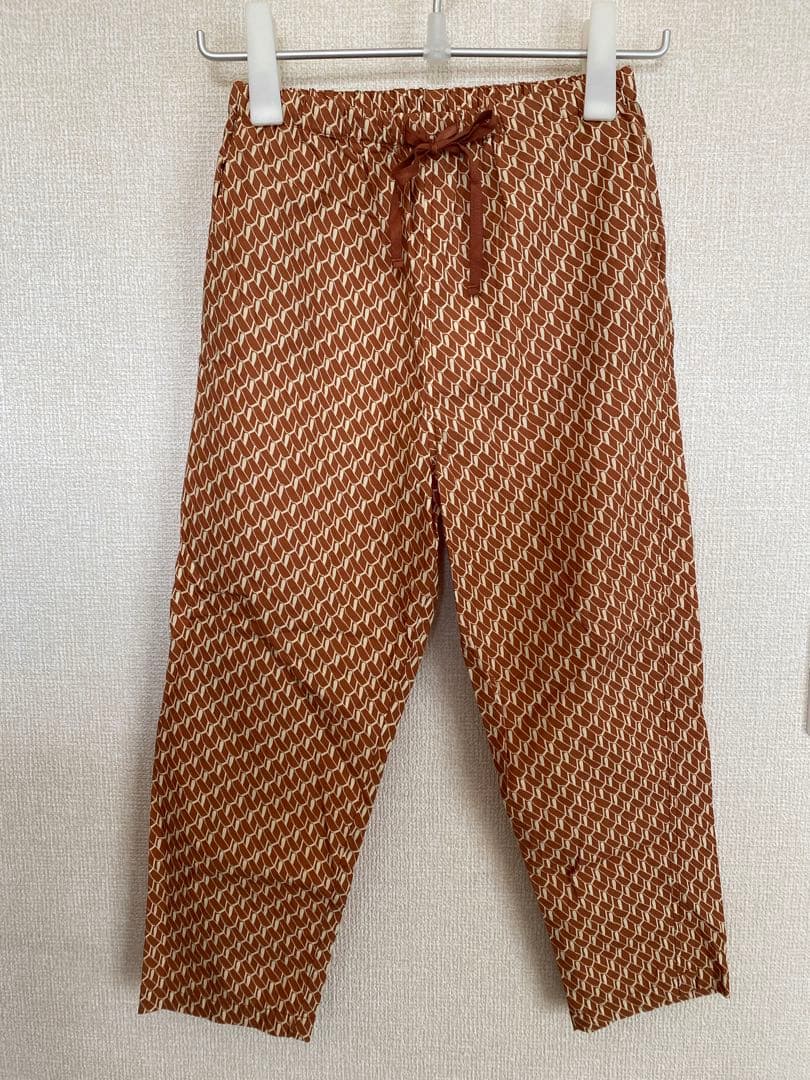SALE❗️caramel ジオプリント柄　トラウザーパンツ