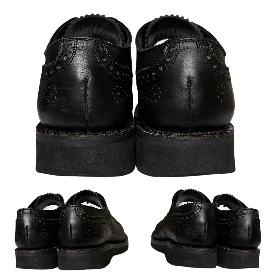 美品 フットザコーチャー 7 MENDELL レザー メダリオン vibram