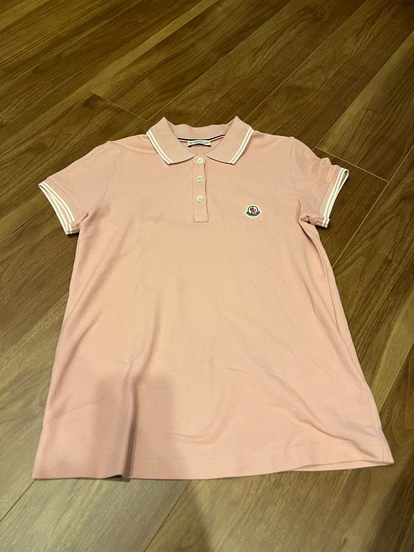 モンクレール　ピンク　ポロシャツ
