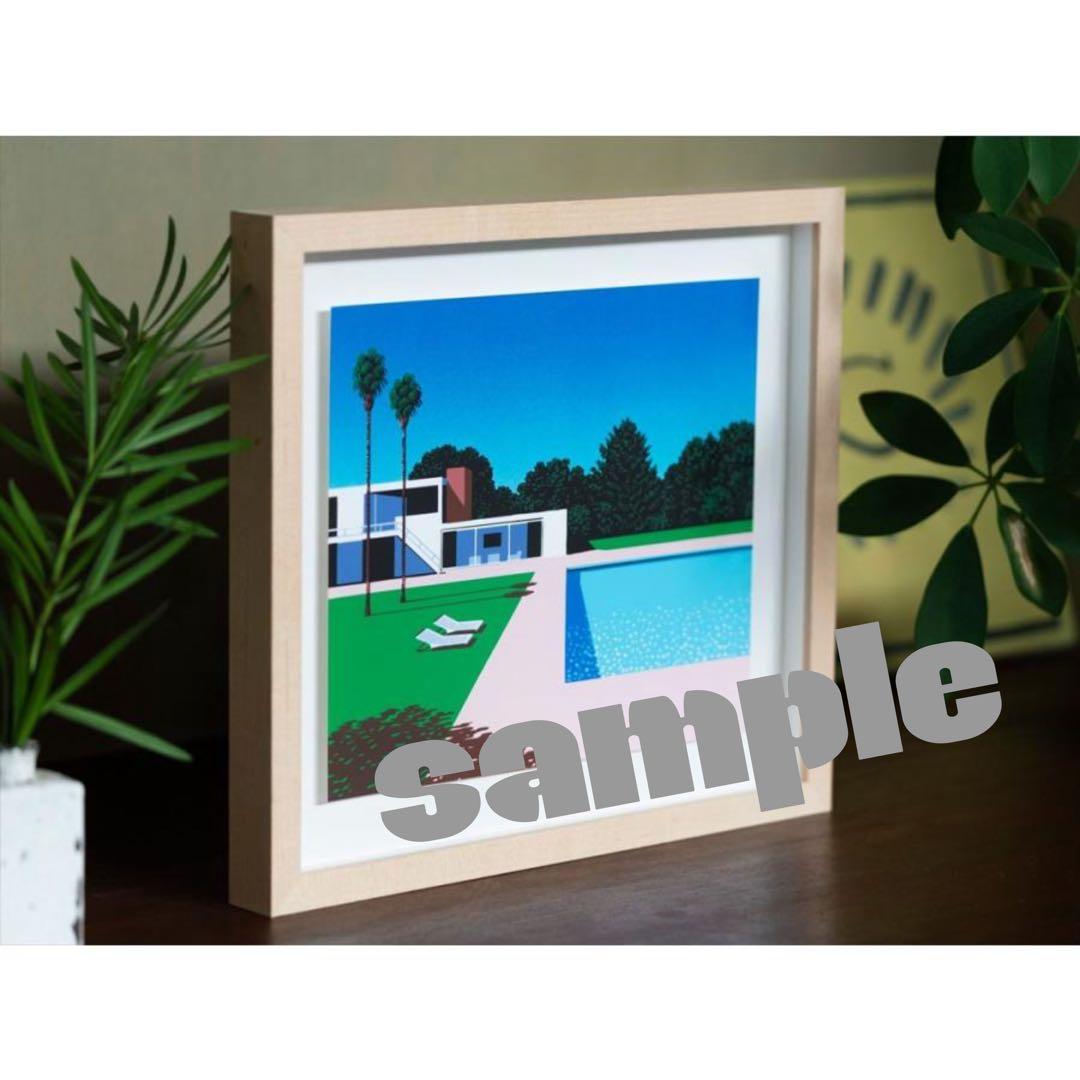 永井博 300枚限定 直筆サインナンバリング シルクスクリーン 額付 ナイアガラ