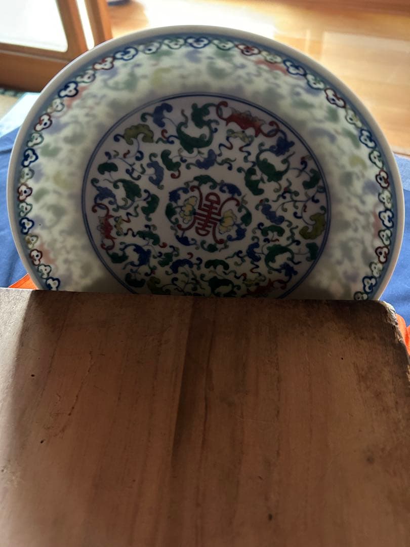 ○ 時代物　清代皿　中国美術　唐物