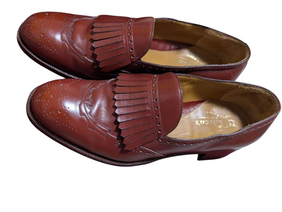 レユッカス エンツォボナフェ タッセルローファー キルト　サイズ39