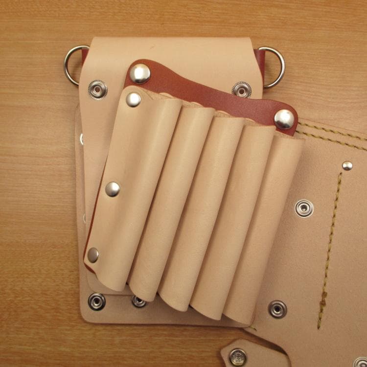 ☆特別価格☆　ヌメ革ナチュラル　６丁差し　 シザーケース　SCY-72/NB