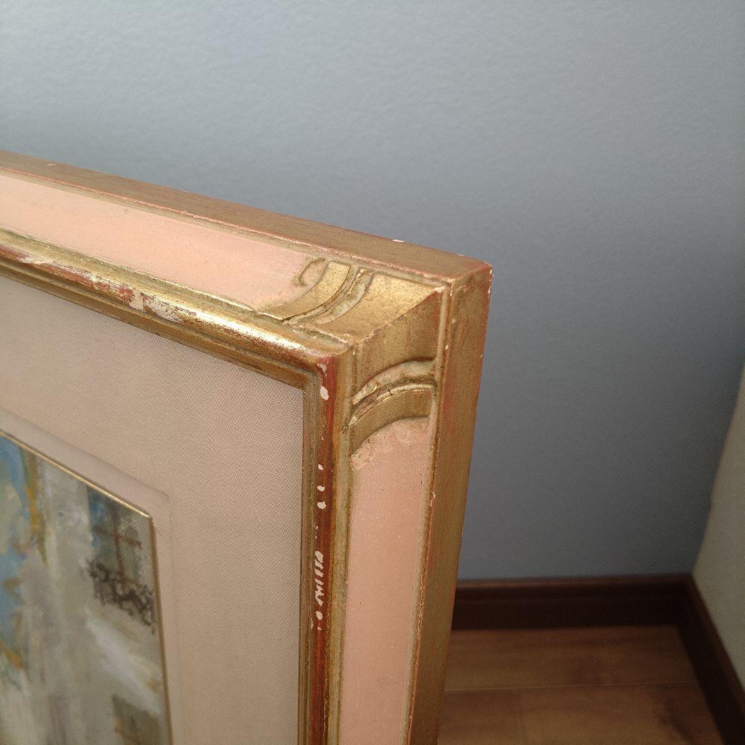 《値下げOK》F6号 油彩画 平井和夫 作 『モンマルトル』裏書・直筆サインあり