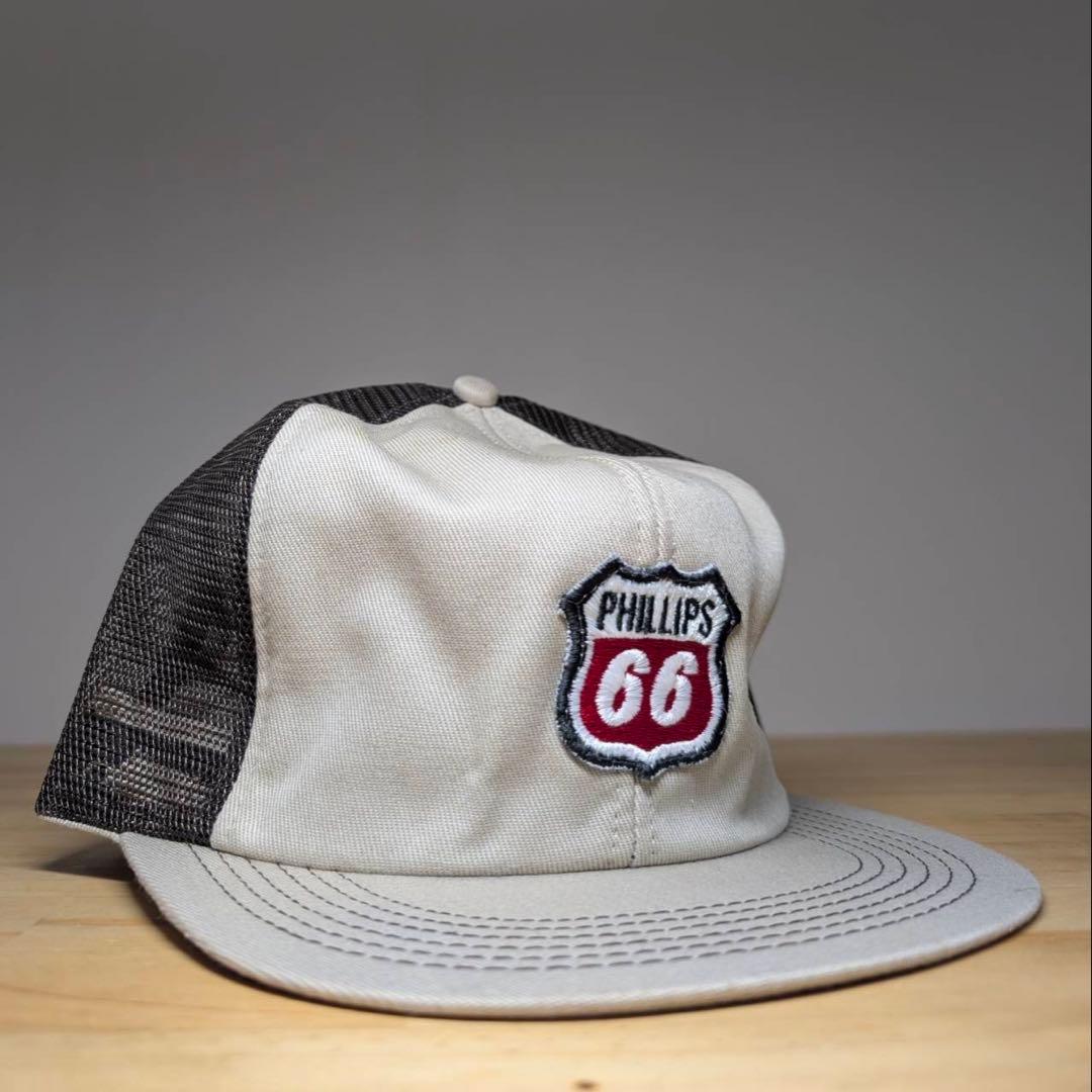 USA製70s PHILLIPS 66 キャップ 企業ロゴ