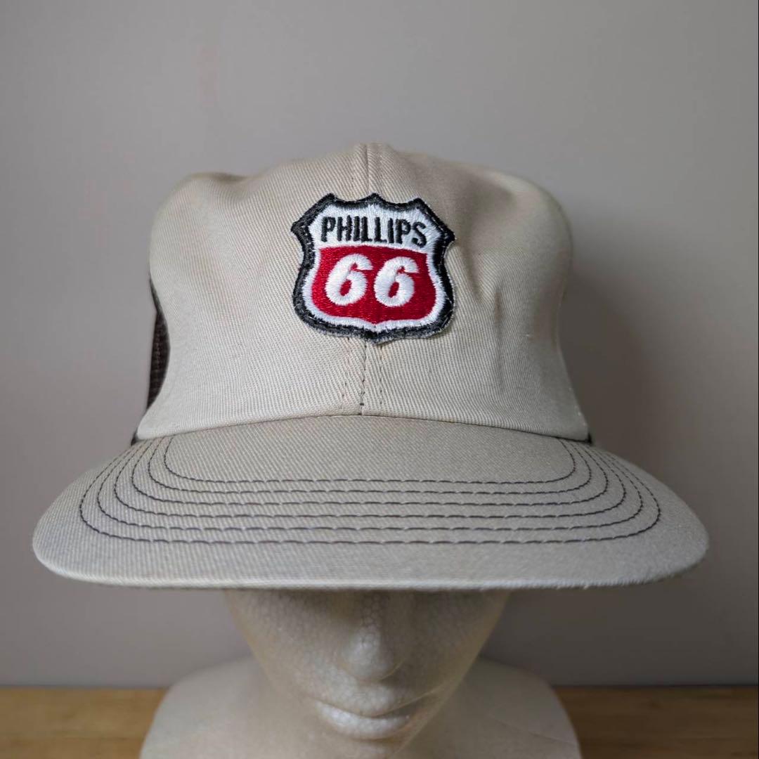 USA製70s PHILLIPS 66 キャップ 企業ロゴ