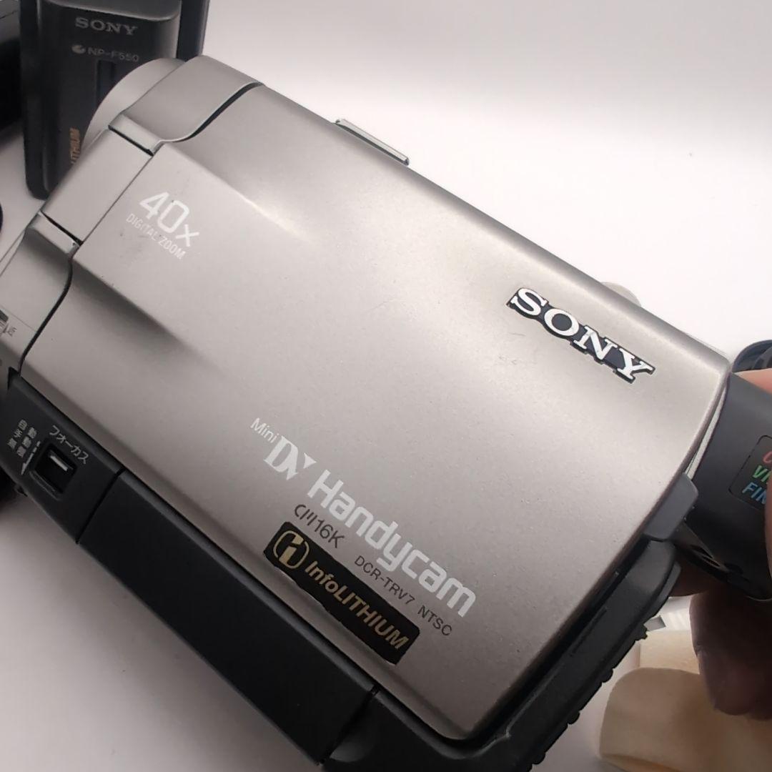 SONY Handycam DCR-TRV7 miniDビデオカメラ ジャンク品
