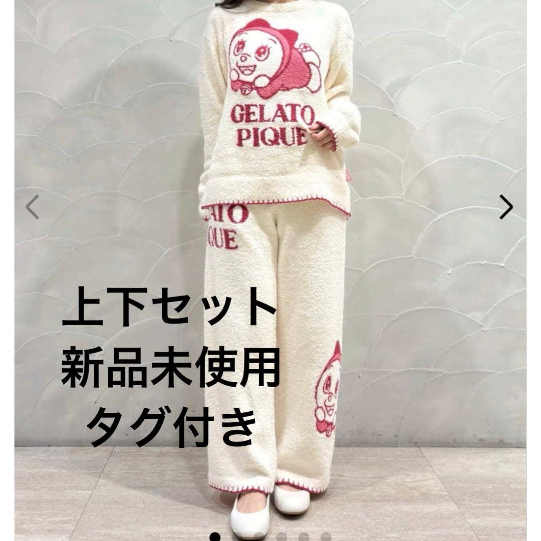 ジェラートピケ　ドラえもん　ベビモコジャガードプルオーバー&ロングパンツ　セット