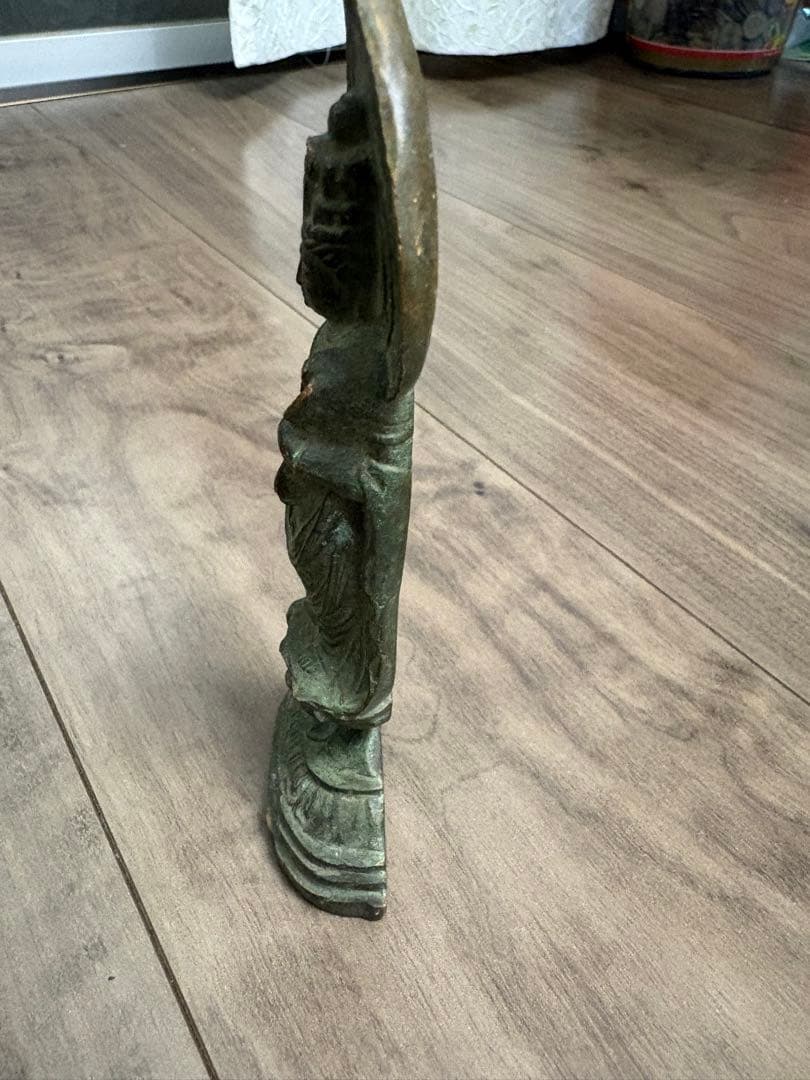 真如苑　十一面觀世音菩薩（伊藤真乘作）古董品，稀少物，古铜製