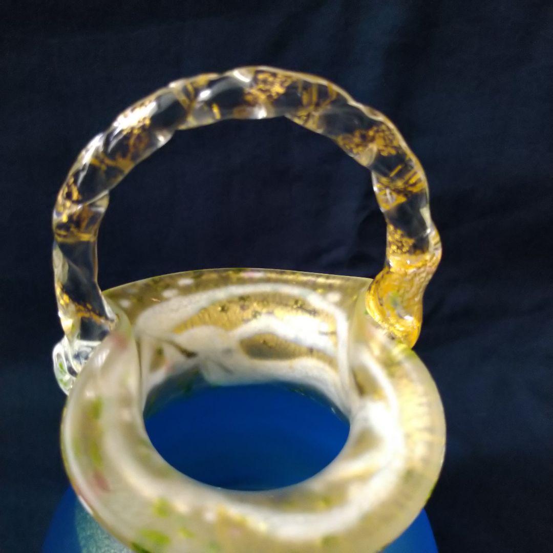 ✤硝子工芸家・現代の名工【黒木国昭】✤『手吹ガラス花器』✤