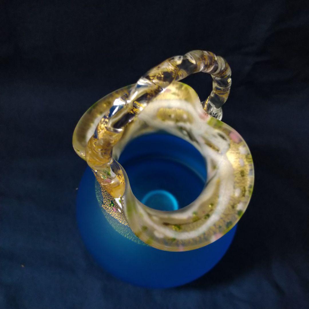 ✤硝子工芸家・現代の名工【黒木国昭】✤『手吹ガラス花器』✤