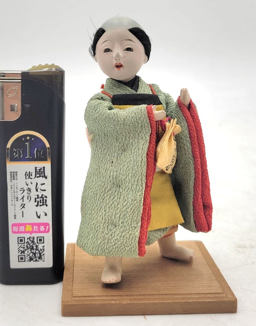 浅草人形　火の用心　男の子　縮緬の着物　市松人形　御所人形　骨董品、美術品