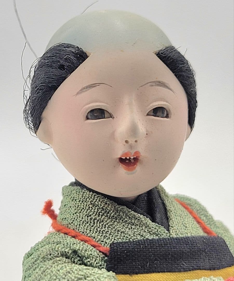 浅草人形　火の用心　男の子　縮緬の着物　市松人形　御所人形　骨董品、美術品