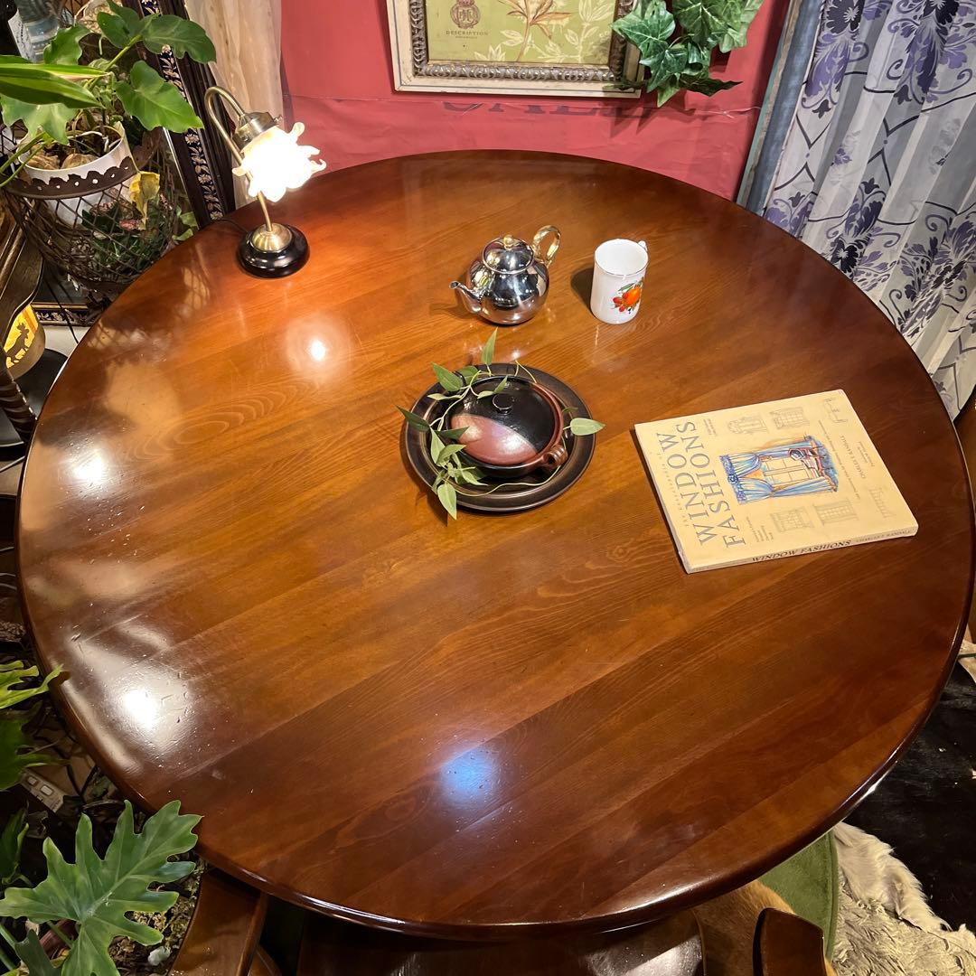 オールドヴィンテージ　柏木工 ブナ材　リビングダイニングテーブル