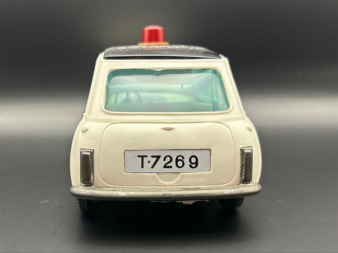 日本製 DAIYA ブリキ　ミニクーパー　警視庁ミニパト　ヴィンテージミニカー